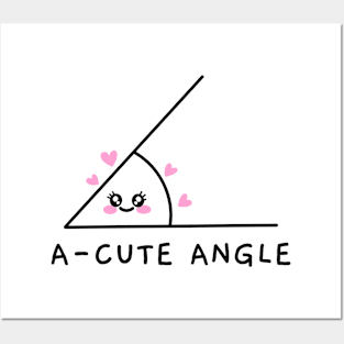 A Cute Angle Basic Math Go math Discrete Math Posters and Art